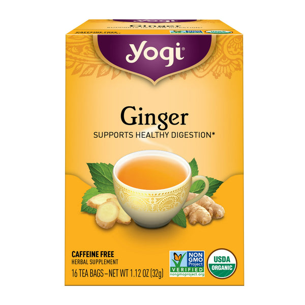 Yogi Ginger Caffeine-Free · Té · 16 pzas