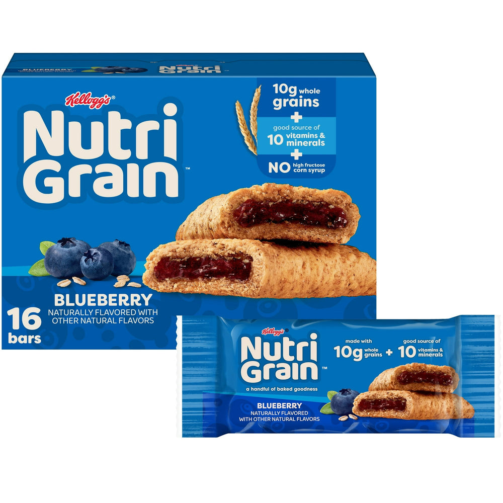 Nutri-Grain Breakfast Blueberry · Pastelitos · 16 pzas de 10 g