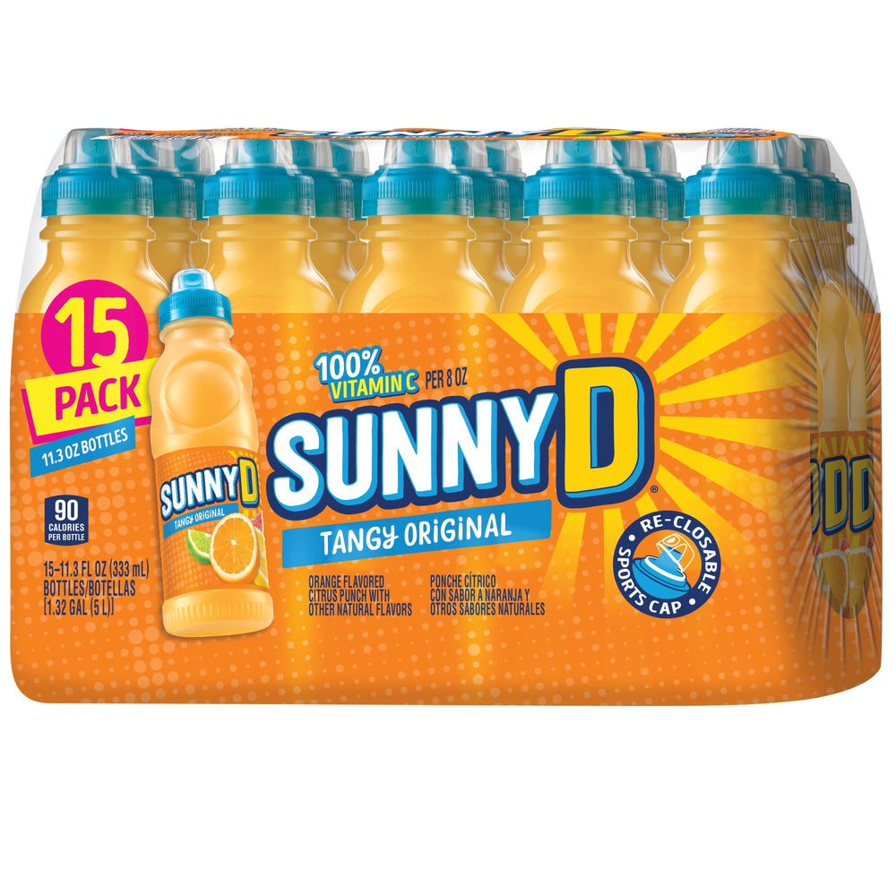 SUNNYD Tangy Original Orange · Bebida · 15 pzas · 334 ml
