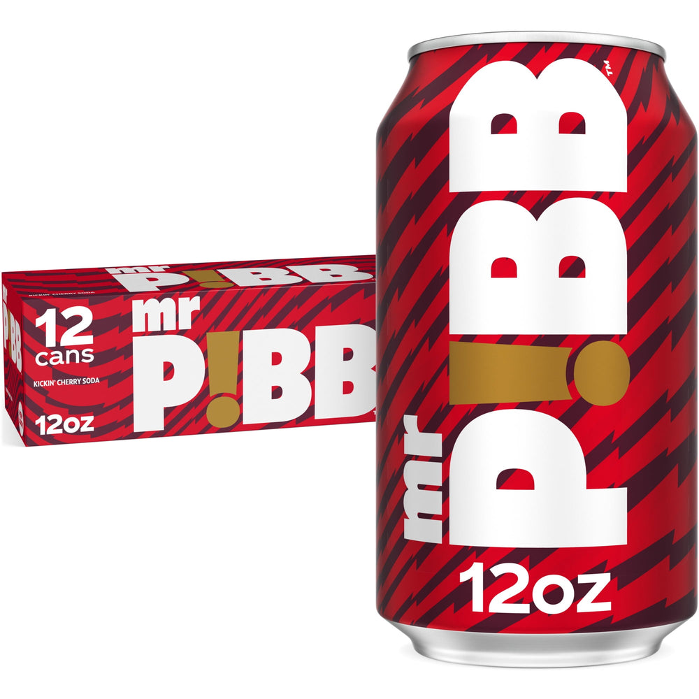 Mr. Pibb Kickin' Cherry · Refresco · 12 latas de 355 ml
