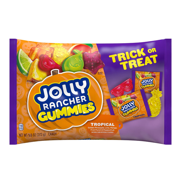 Jolly Rancher Assorted Tropical Halloween · Gomitas · 272 g · bolsa · tamaño snack