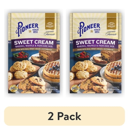 Pioneer Sweet Cream Baking - Waffle · Mezcla para hornear · 2 pack de 170 g