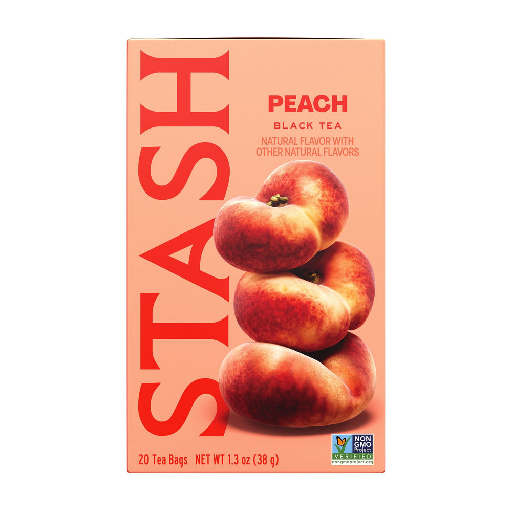 Stash Tea Peach Black Tea · Té · 20 pzas