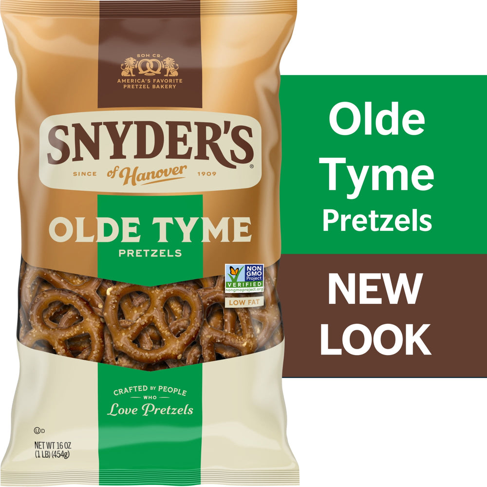 Snyder's of Hanover Olde Tyme · Pretzels · 454 g · bolsa