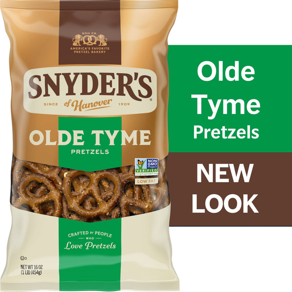 Snyder's of Hanover Olde Tyme · Pretzels · 454 g · bolsa