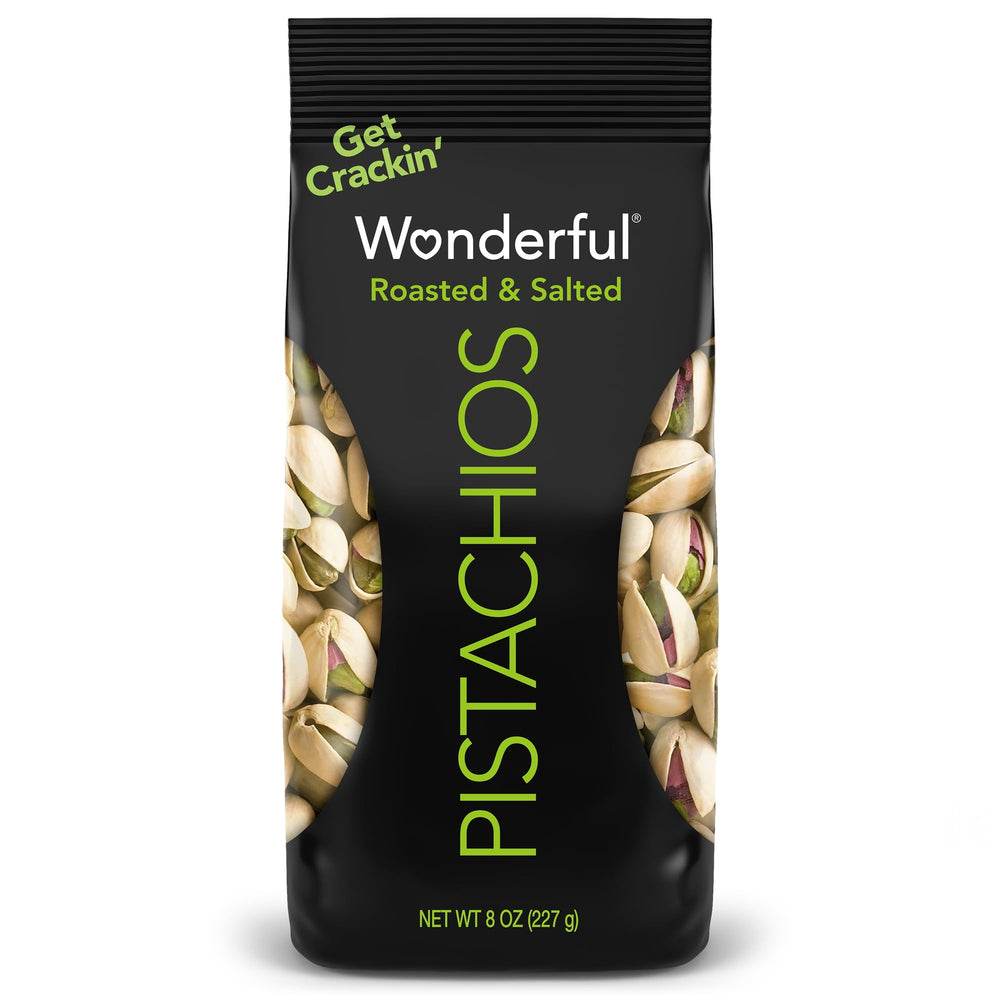 Wonderful Pistachios In-Shell Roasted & Salted Nuts · Nueces · 227 g · bolsa