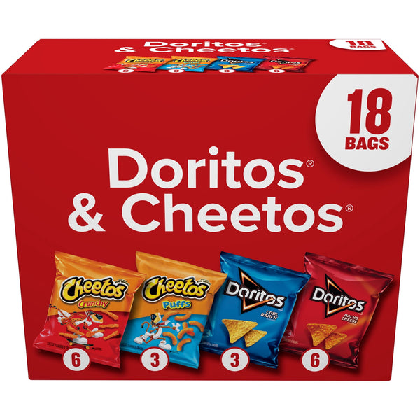 Frito-Lay Doritos y Cheetos · Botanas · 500 g · 18 bolsas