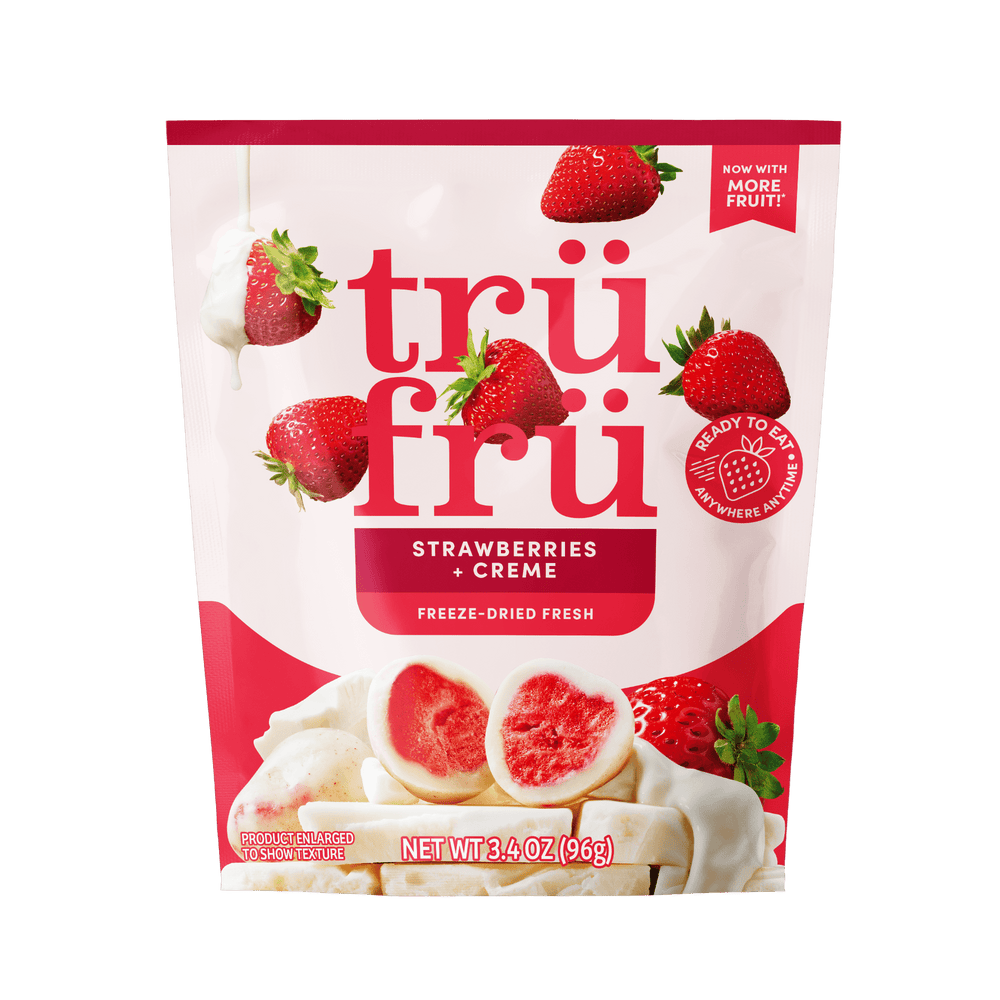 Tru Fru Freeze Dried Strawberries & Crème · Fruta seca · 96 g