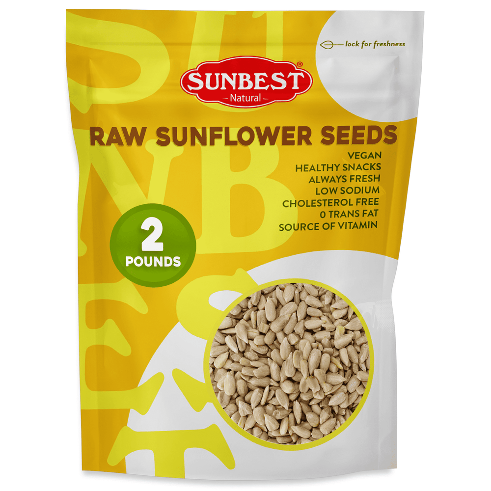 Sunbest Natural · Semillas de girasol sin sal · 907 g