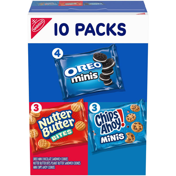 Nabisco Variety Pack OREO Minis · Galletas · 10 sobres