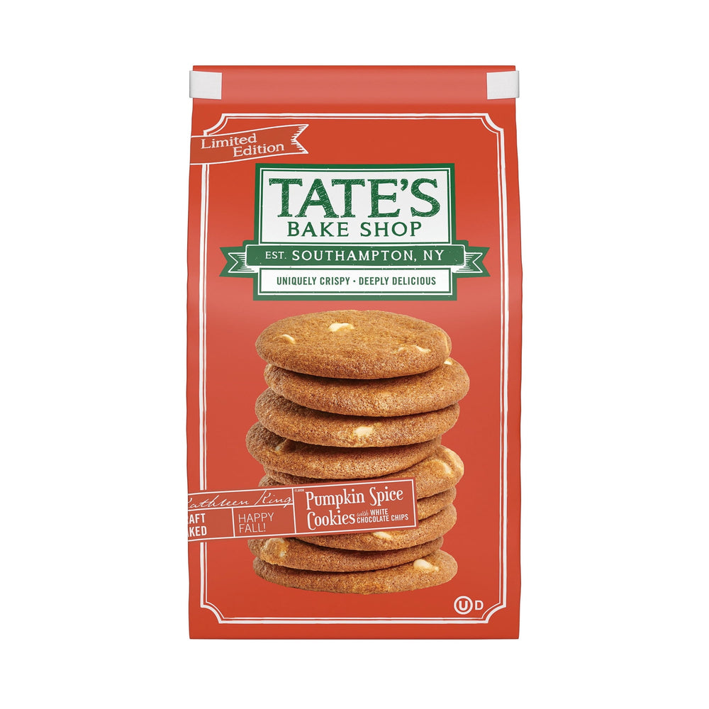 Tate's Bake Shop Pumpkin Spice with White Chocolate · Galletas · 184 g