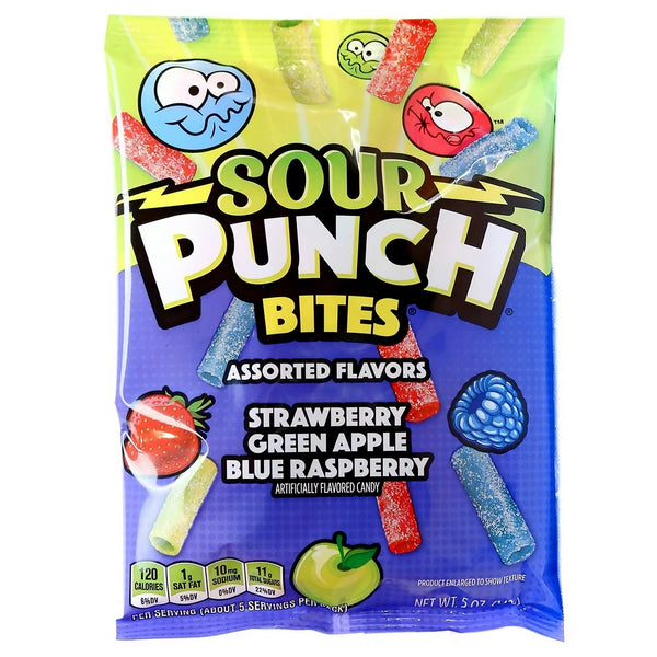 Sour Punch Bites Assorted · Gomitas · 113 g · bolsa