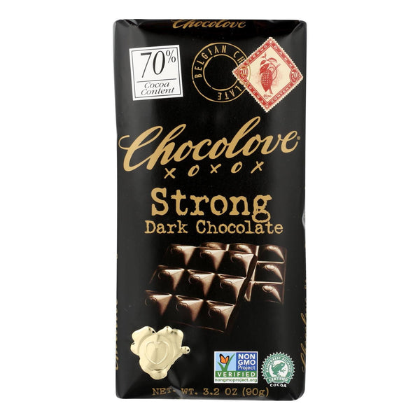 Chocolove Strong Dark Chocolate · Caramelos · 91 g