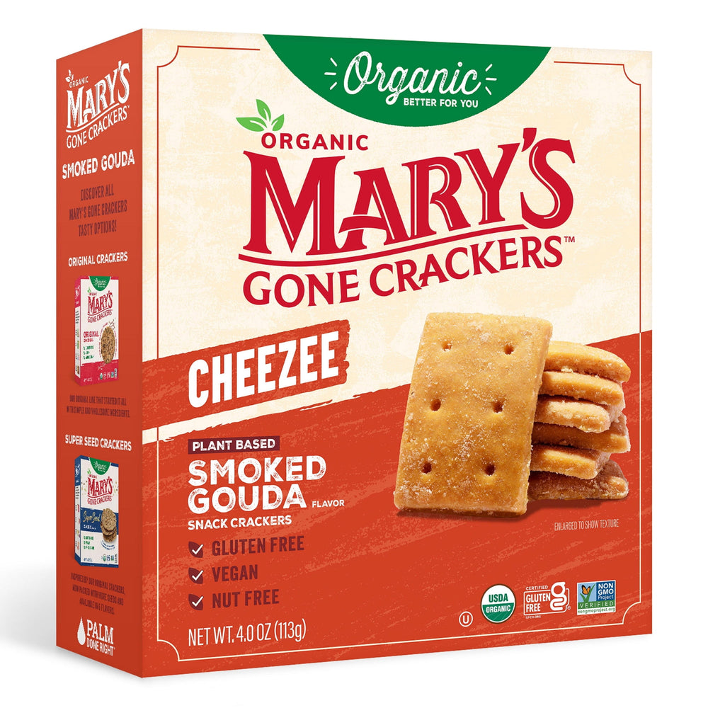 Mary’s Gone Cheezee Organic Vegan Smoked Gouda · Galletas saladas · 113 g