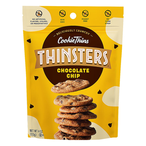 Thinsters Cookie Thins Chocolate Chip · Galletas · 113 g