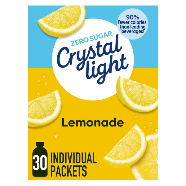 Crystal Light Zero Sugar · Polvo para agua · 30 sobres de 119 g