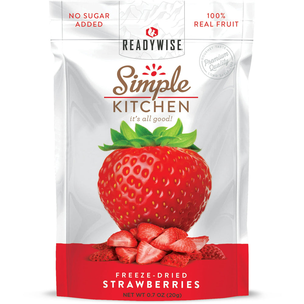 Wise Company Freeze-Dried Sliced Fruit Strawberry · Fruta seca · 20 g
