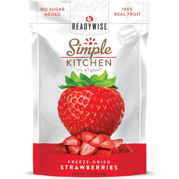 Wise Company Freeze-Dried Sliced Fruit Strawberry · Fruta seca · 20 g