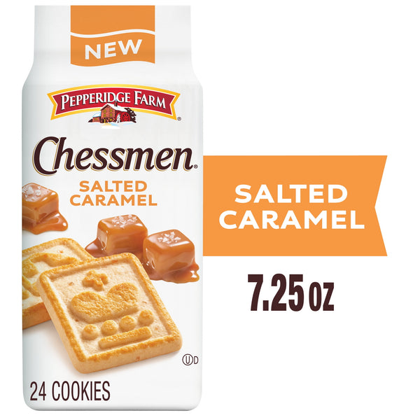Pepperidge Farm Chessmen Salted Caramel · Galletas · 206 g · bolsa