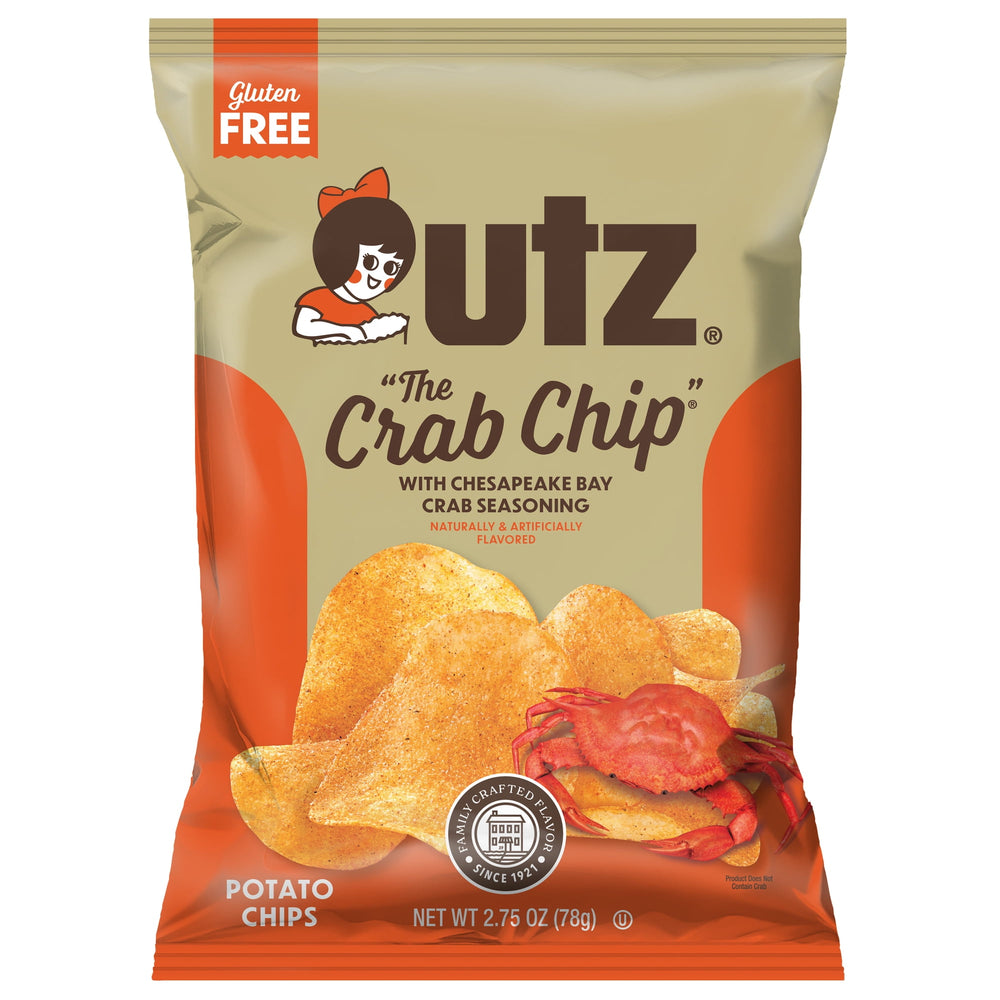 Utz The Crab Chip Gluten-Free · Papas · 78 g · bolsa