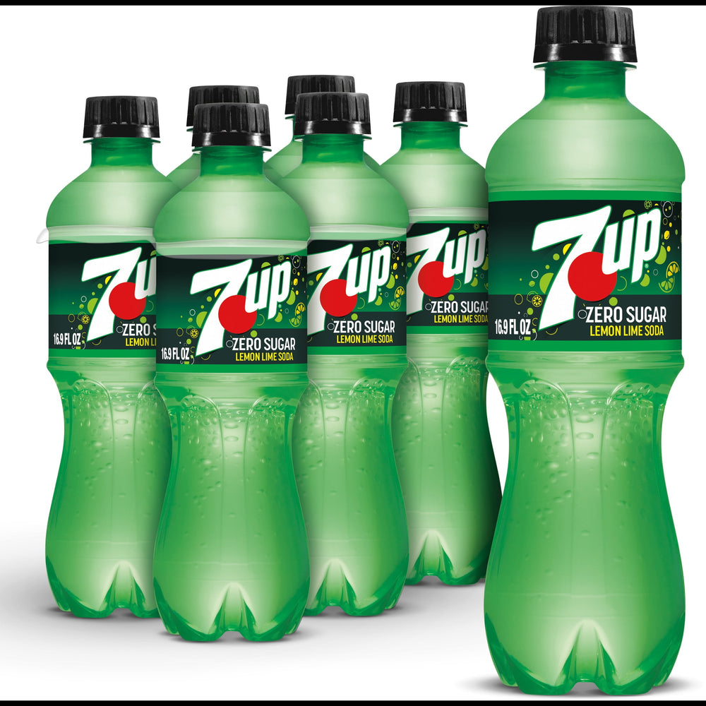 7UP Lemon Lime Caffeine Free Zero Sugar · Refresco · 6 botellas de 500 ml