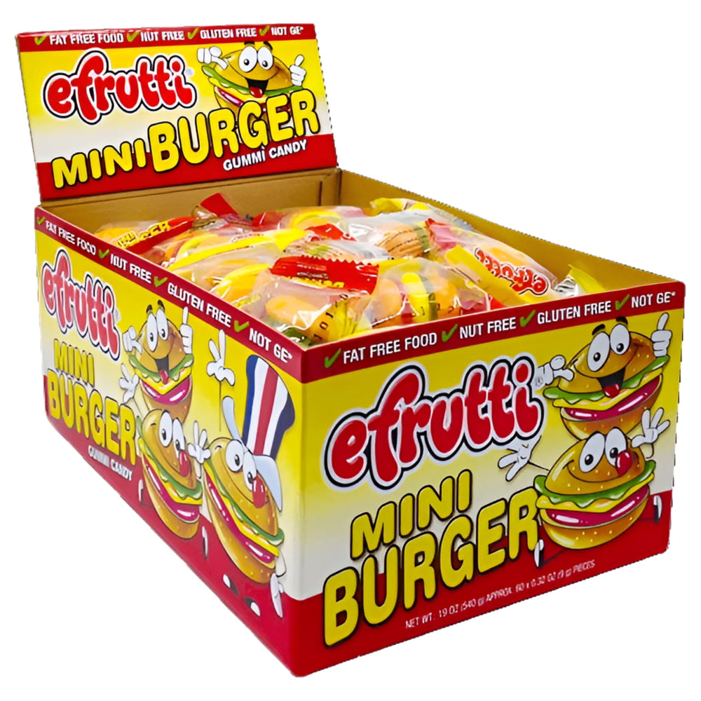 E-Frutti Gummy Burgers · Gomitas · 60 pzas