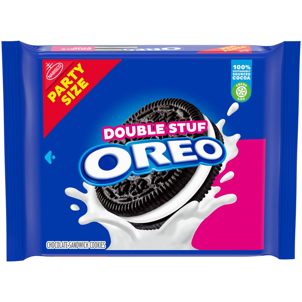OREO Double Stuf Chocolate · Galletas · 757 g · tamaño fiesta