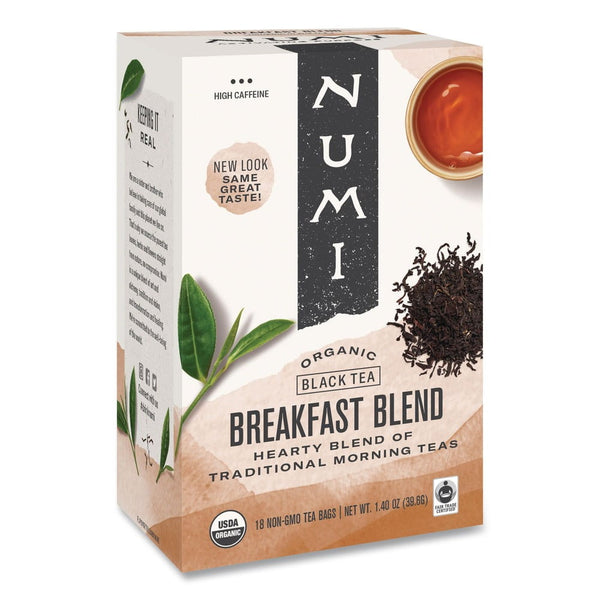 Numi Organic Breakfast Blend Black Tea · Té · 18 pzas