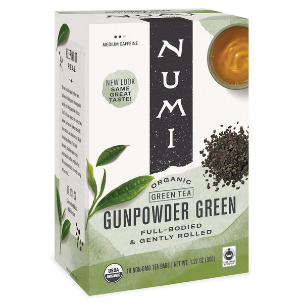 Numi Organic Gunpowder Green Tea · Té · 18 pzas