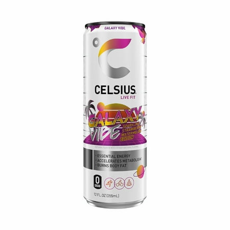 CELSIUS Sparkling Galaxy Vibe Functional · Bebida energética · 355 ml · lata