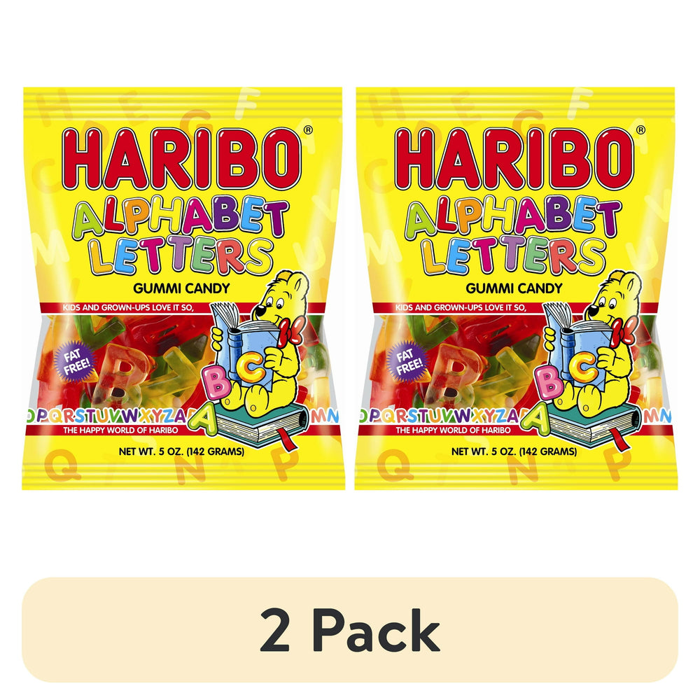 Haribo Alphabet Letters · Gomitas · 2 pack de 142 g
