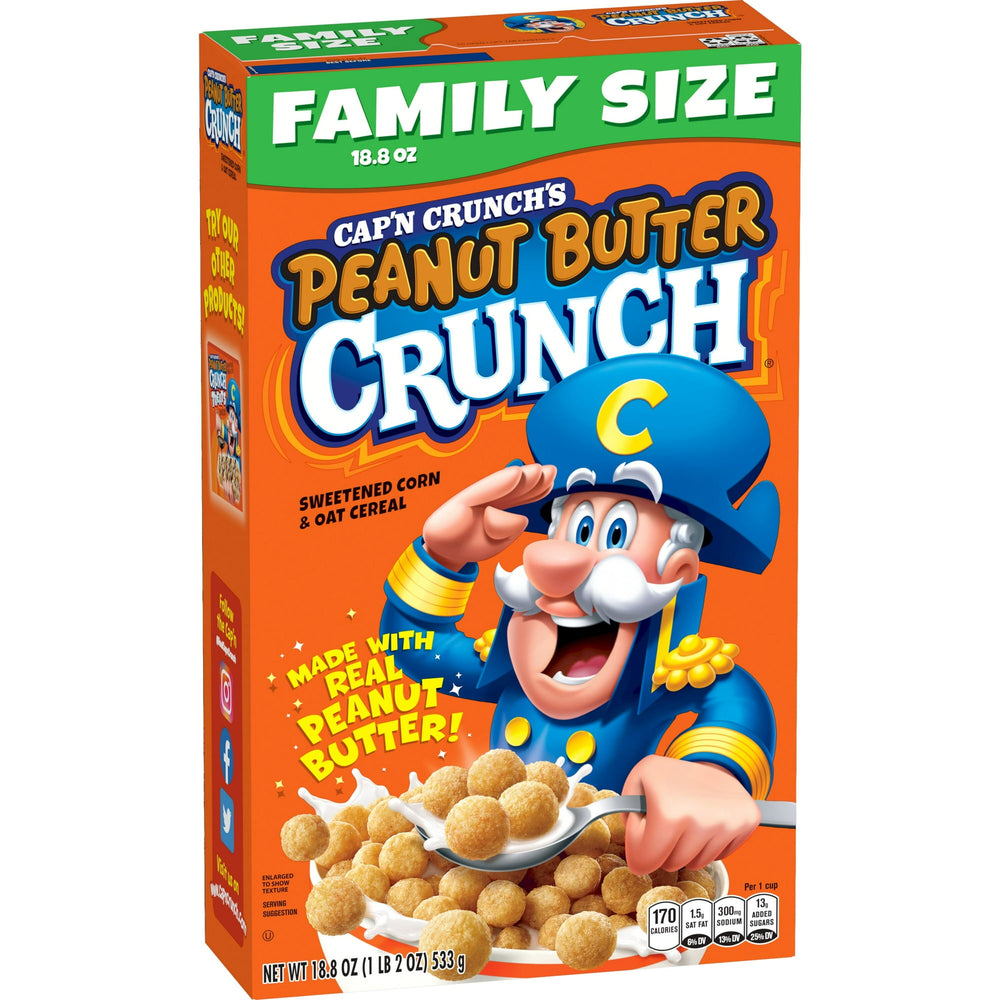 Cap'n Crunch's Peanut Butter ( · Cereal · 533 g · tamaño familiar