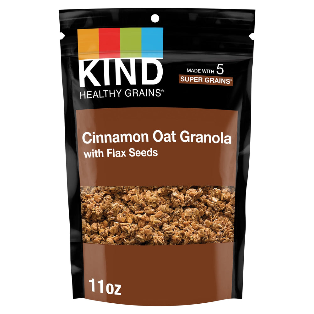 Kind Healthy Grains Cinnamon Oat with Flax Seeds Gluten Free · Granola · 312 g · bolsa