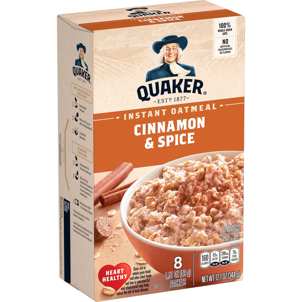 Quaker Cinnamon Spice · Cereal · 343 g · caja