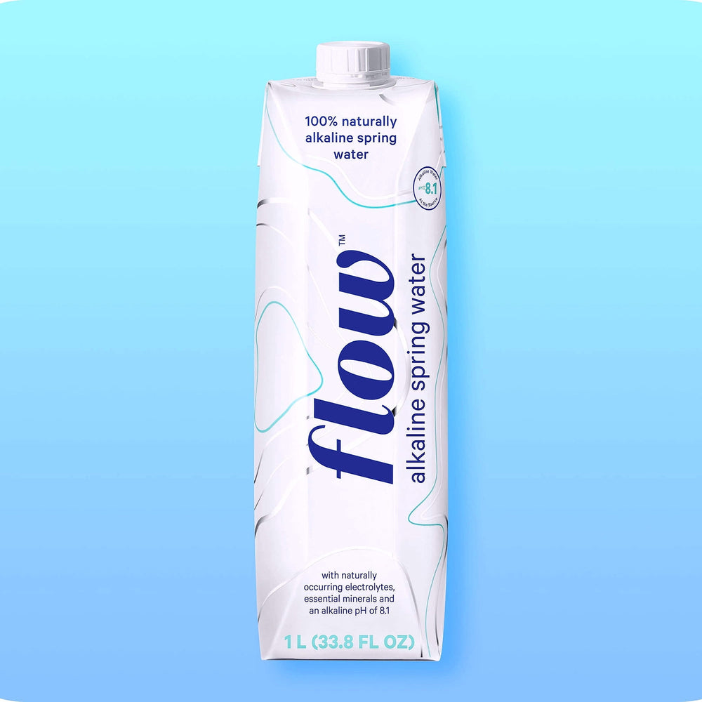 Flow 100% Naturally Alkaline Spring Water · Bebida · 6 pzas · 1000 ml