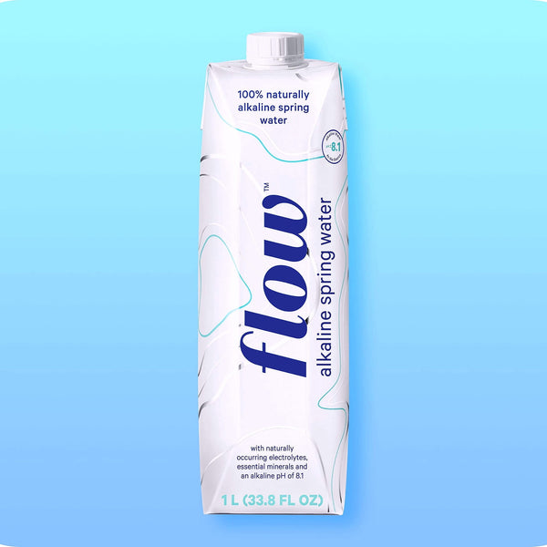 Flow 100% Naturally Alkaline Spring Water · Bebida · 6 pzas · 1000 ml