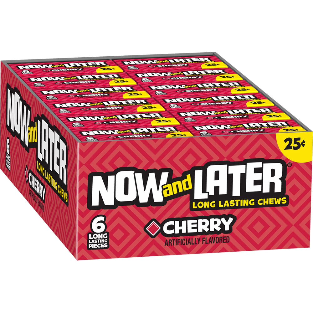 Now and Later Original Cherry Taffy · Gomitas · 26 g · caja