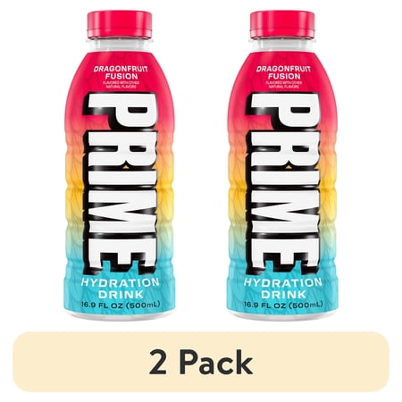 Prime Hydration Dragonfruit Fusion · Bebida · 2 botellas de 500 ml