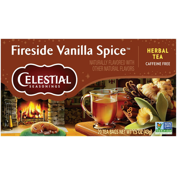 Celestial Seasonings Fireside Vanilla Spice Caffeine-Free · Salsa y sazonador · 20 pzas
