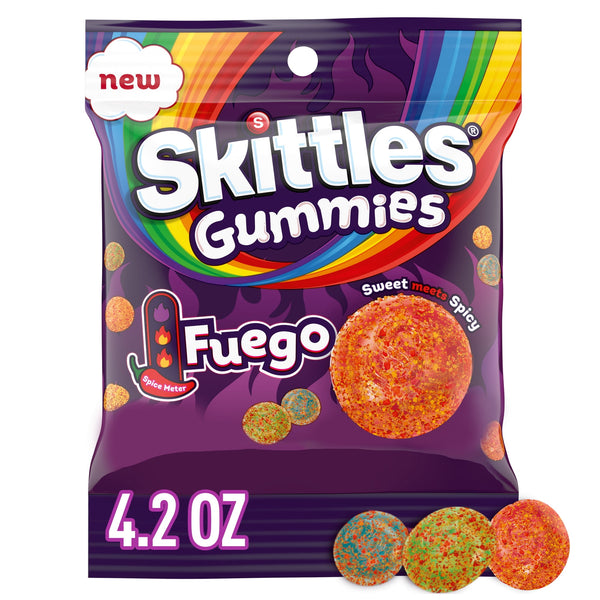Skittles Fuego · Gomitas · 119 g · bolsa