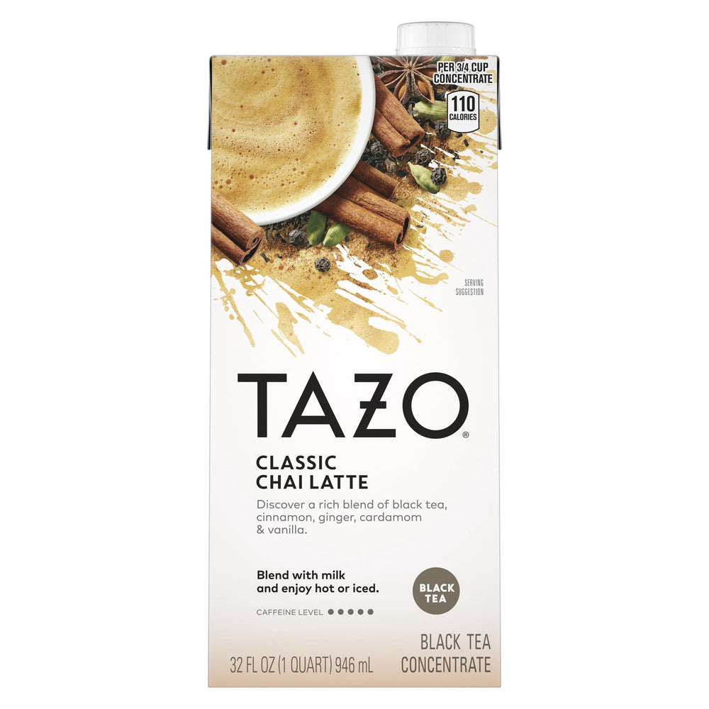 TAZO Classic Chai Latte Black Tea Concentrate Made from · Té · 907 g · caja