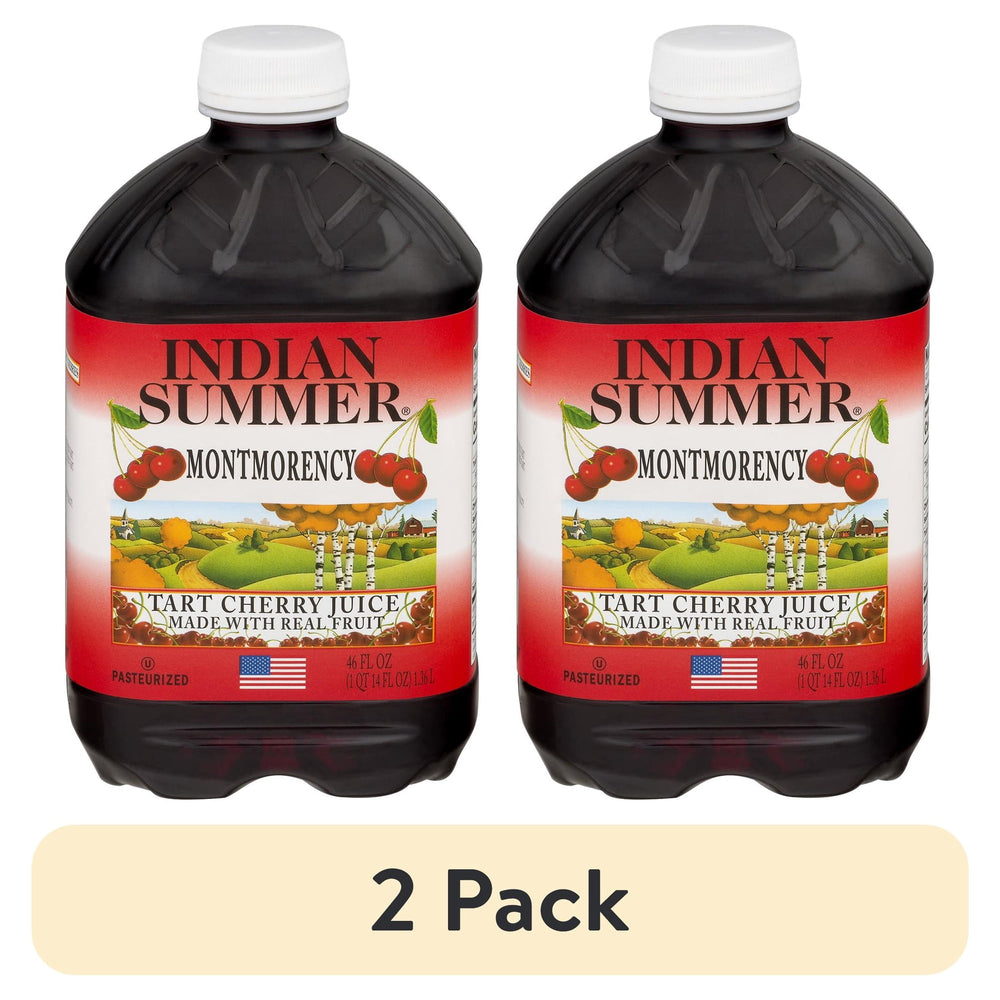 Indian Summer 100% Juice Montmorency Cherry · Bebida · 2 pack de 1.36 L