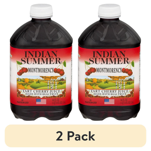 Indian Summer 100% Juice Montmorency Cherry · Bebida · 2 pack de 1.36 L