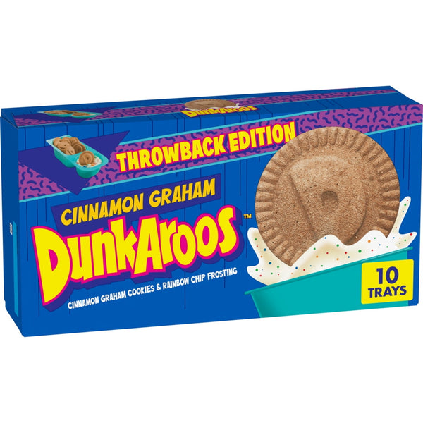 Dunkaroos Cinnamon Graham and Rainbow Chip Frosting · Galletas · 10 pzas de 283 g