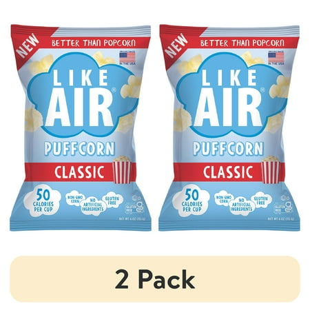 Like Air Puffcorn Classic Butter · Palomitas · 2 pack de 113 g