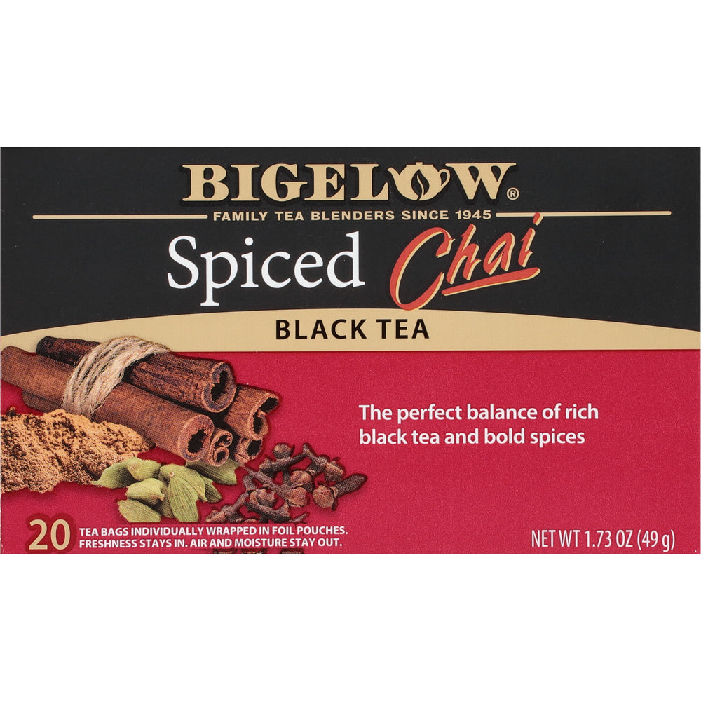 Bigelow Spiced Chai Black Tea · Té · 20 pzas