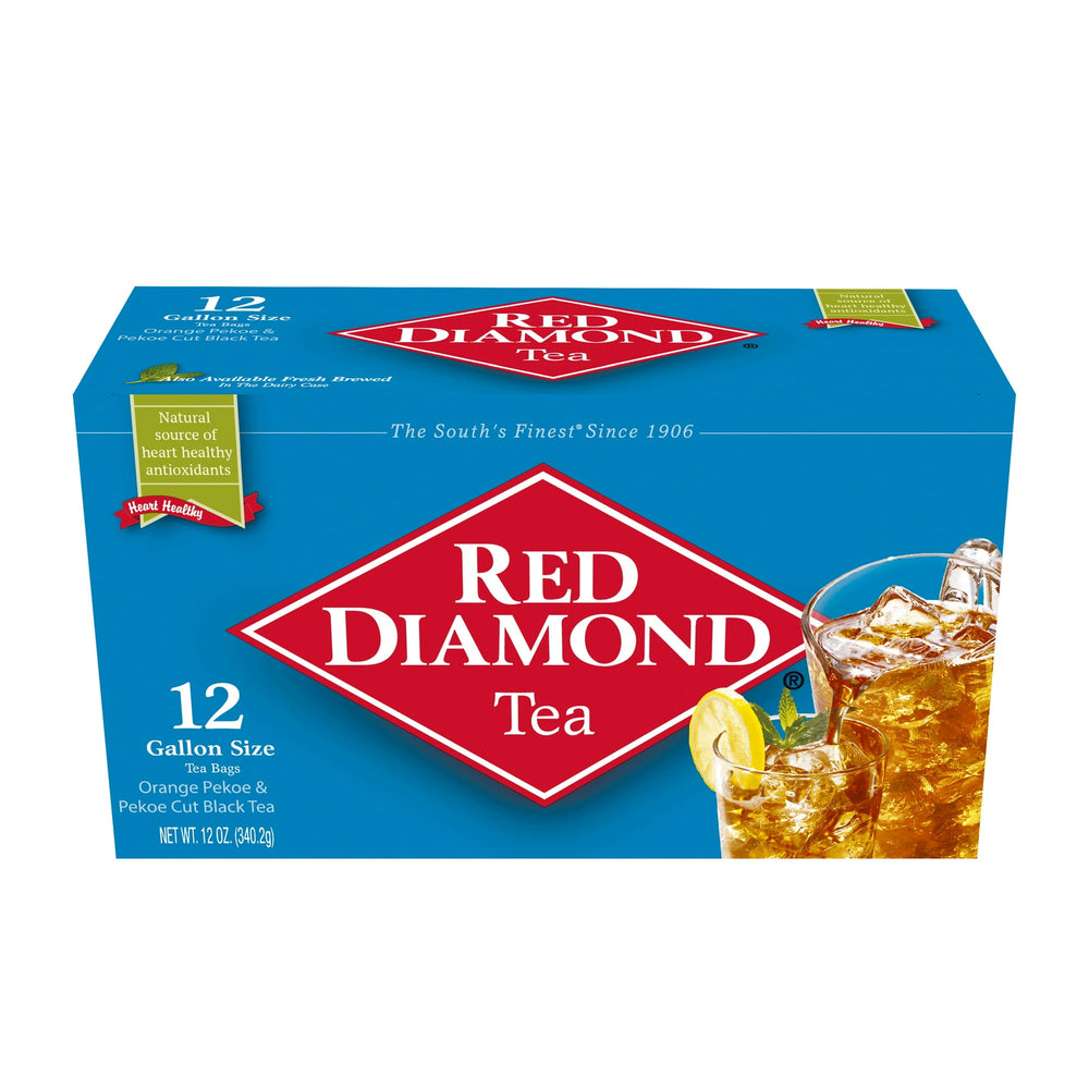 Red Diamond Pekoe and Orange Pekoe Tea Bags Gallon · Té · 12 pzas
