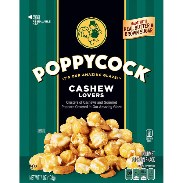 POPPYCOCK Cashew Lovers Gourmet · Palomitas · 198 g · bolsa
