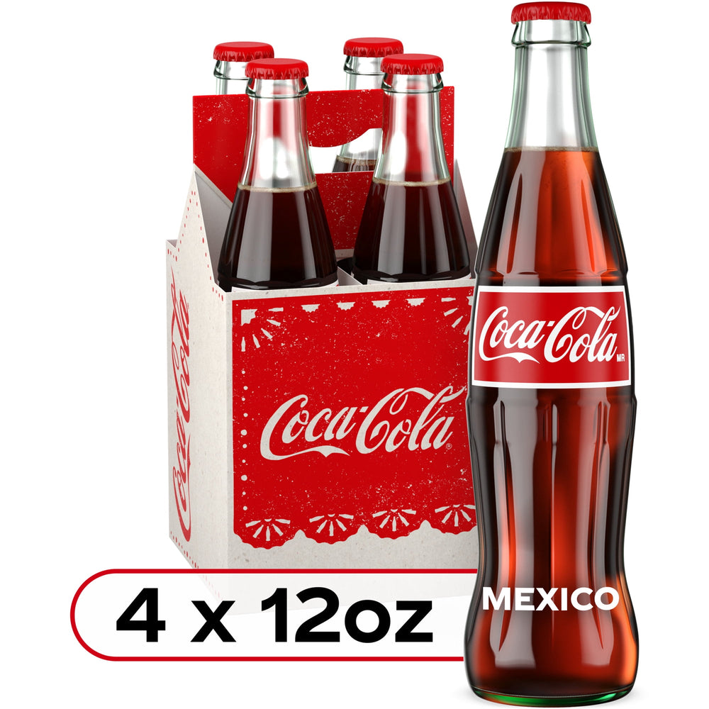 Coca-Cola de Mexico Glass · Refresco · 4 botellas de 355 ml
