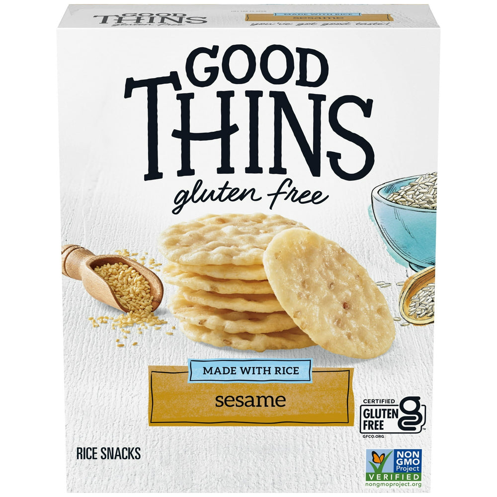 GOOD THINS Sesame Rice sin gluten · Galletas saladas · 99 g